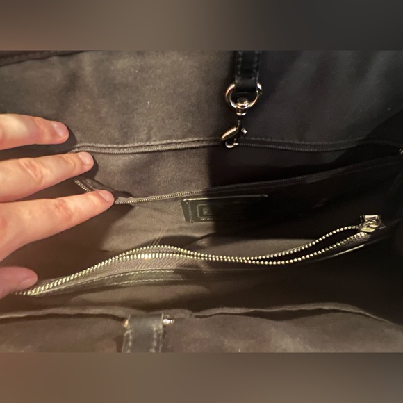 Large Black Coach Handbag - Picture 9 of 11